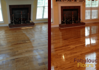 before and after floor cleaning atlanta